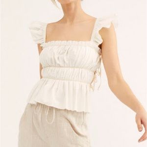 Free People Claude Corset in Cream